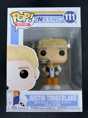 Funko Pop! Rocks *NSYNC Justin Timberlake #111 Vinyl Figure Collectible